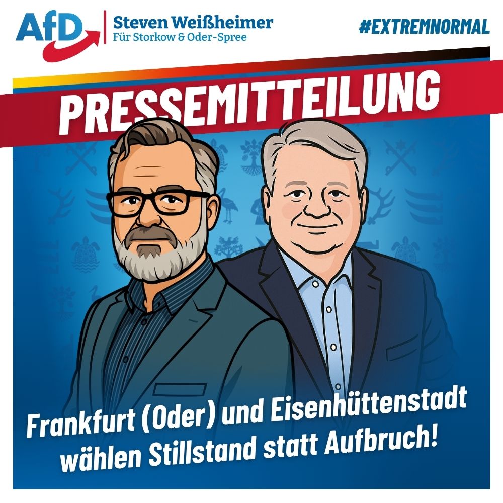 Frankfurt (Oder) und Eisenhüttenstadt wählen Stillstand statt Aufbruch
